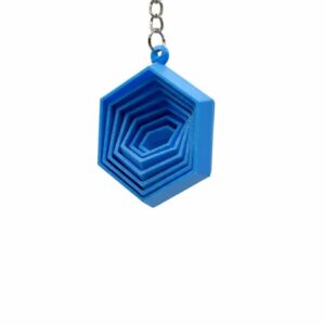 Brelok antystresowy - sześciokąt
